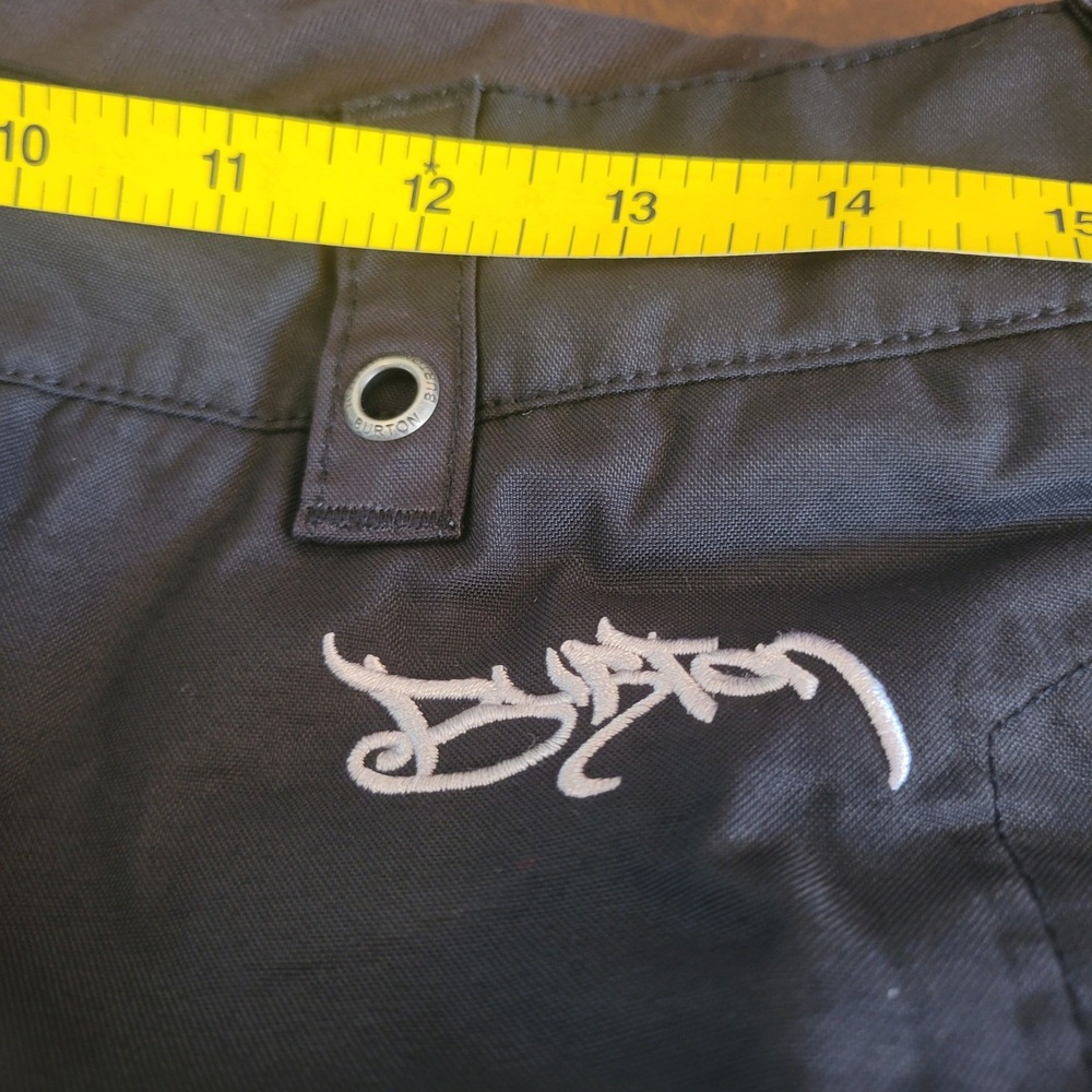 Burton Stow Cargo Pants Black Womens Size Small Adjustable Waist Snowboard - Picture 8 of 16